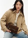 Καφέ The American Icon Σουέτ Τσάντα Clutch  Γυναίκες