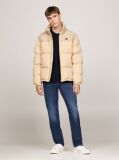 Beige Corduroy Alaska Puffer Jacket  Men