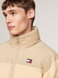 Beige Corduroy Alaska Puffer Jacket  Men
