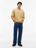 Beige Logo Crew Neck Sweatshirt  Men