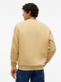 Beige Logo Crew Neck Sweatshirt  Men