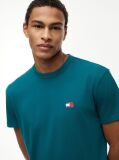 Blue Tommy Badge Crew Neck T-Shirt  Men
