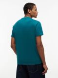 Blue Tommy Badge Crew Neck T-Shirt  Men