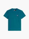 Blue Tommy Badge Crew Neck T-Shirt  Men