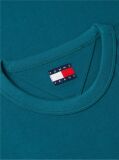 Blue Tommy Badge Crew Neck T-Shirt  Men