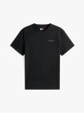 Μαύρο Slim T-shirt Με Λογότυπο Και Στρογγυλή Λαιμόκοψη  Άνδρες