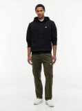 Black Tommy Badge Brushed Terry Hoody  Men