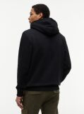 Black Tommy Badge Brushed Terry Hoody  Men