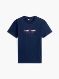 Blue Logo Jersey Crew Neck T-Shirt  Men