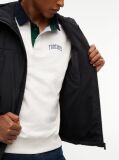 Black Water Repellent Ripstop Hooded Padded Jacket  Men