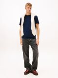 Blue Signature Back Logo Crew Neck T-Shirt  Men