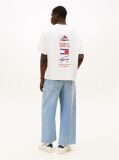 White 90s Multi Back Logo T-Shirt  Men