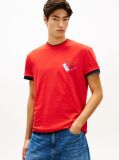 Red Signature Back Logo Jersey T-Shirt  Men