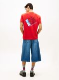 Red Signature Back Logo Jersey T-Shirt  Men