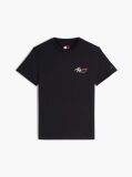 Black Signature Logo Slim Jersey T-Shirt  Men