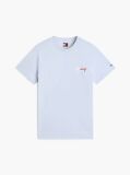 Μπλε Slim Βαμβακερό T-Shirt Με Signature Λογότυπο  Άνδρες