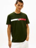 Green Signature Logo Jersey T-Shirt  Men
