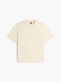 Beige Classic Tonal Logo Oversized T-Shirt  Men