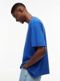 Blue Classic Tonal Logo Oversized T-Shirt  Men