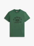 Green Graphic Crew Neck Jersey T-Shirt  Men