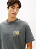 Μαύρο 90s T-Shirt Jersey Με Λογότυπο Στην Πλάτη  Άνδρες