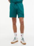 Blue Classic Tonal Logo Embroidery Sweat Bermuda Shorts  Men