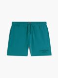 Blue Classic Tonal Logo Embroidery Sweat Bermuda Shorts  Men