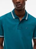 Blue Tommy Flag Regular Fit Tipped Polo Shirt  Men