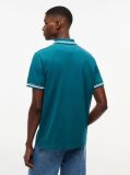 Blue Tommy Flag Regular Fit Tipped Polo Shirt  Men