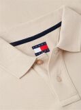 Μπεζ Πόλο Μπλούζα Σε Κανονική Γραμμή Με Hilfiger Σημαιάκι  Άνδρες