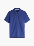 Μπλε Πόλο Μπλούζα Σε Κανονική Γραμμή Με Hilfiger Σημαιάκι  Άνδρες