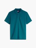 Green Hilfiger Flag Regular Fit Pique Polo Shirt  Men
