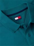 Green Hilfiger Flag Regular Fit Pique Polo Shirt  Men