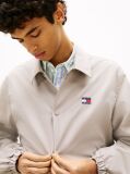 Μπεζ Βαμβακερό Overshirt Με Λογότυπο  Άνδρες