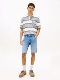 Denim Ronnie Whiskered Slim Denim Bermuda Shorts  Men