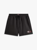 Black Signature Logo Sweat Bermuda Shorts  Men