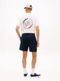 Blue Signature Logo Sweat Bermuda Shorts  Men