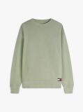 Green Waffle Knit Relaxed Jumper  Men