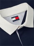 Blue Relaxed Fit Logo Panel Rugby Shirt  Men