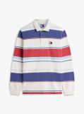 Multi Relaxed Fit Mixed Stripe Rugby Shirt  Men