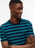Multi Tommy Flag Stripe Jersey T-Shirt  Men