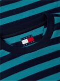 Multi Tommy Flag Stripe Jersey T-Shirt  Men