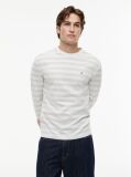 Multi Tommy Flag Stripe Long Sleeve T-Shirt  Men