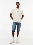 Beige Back Graphic Relaxed Jersey T-Shirt  Men