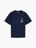 Blue Back Graphic Relaxed Jersey T-Shirt  Men
