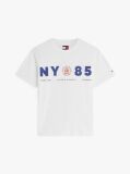 White Back Logo Relaxed Jersey T-Shirt  Men