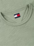 Green Back Graphic Textured Relaxed T-Shirt  Men