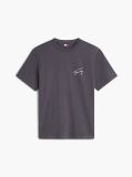 Grey Back Graphic Textured Relaxed T-Shirt  Men