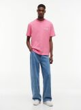 Pink Back Graphic Textured Relaxed T-Shirt  Men
