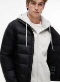 Black Packable Lightweight Down Ripstop Relaxed Jacket  Men